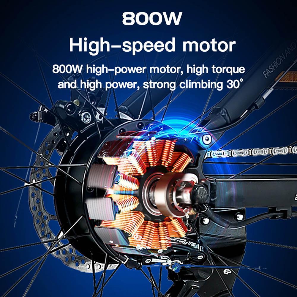 JINGHMA R3 Folding Dual Shock Absorption Electric Bike Built for Performance Riders