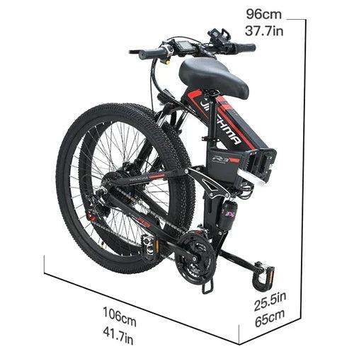 JINGHMA R3 Folding Dual Shock Absorption Electric Bike Built for Performance Riders