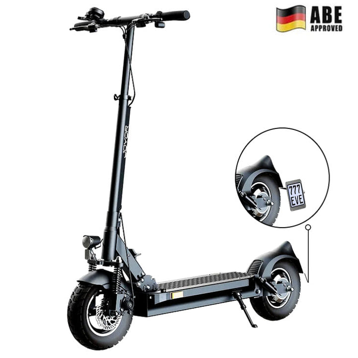 JOYOR Y8-S 10" ABE-Certified Folding Electric Scooter with 500W Motor and 48V 26Ah Battery