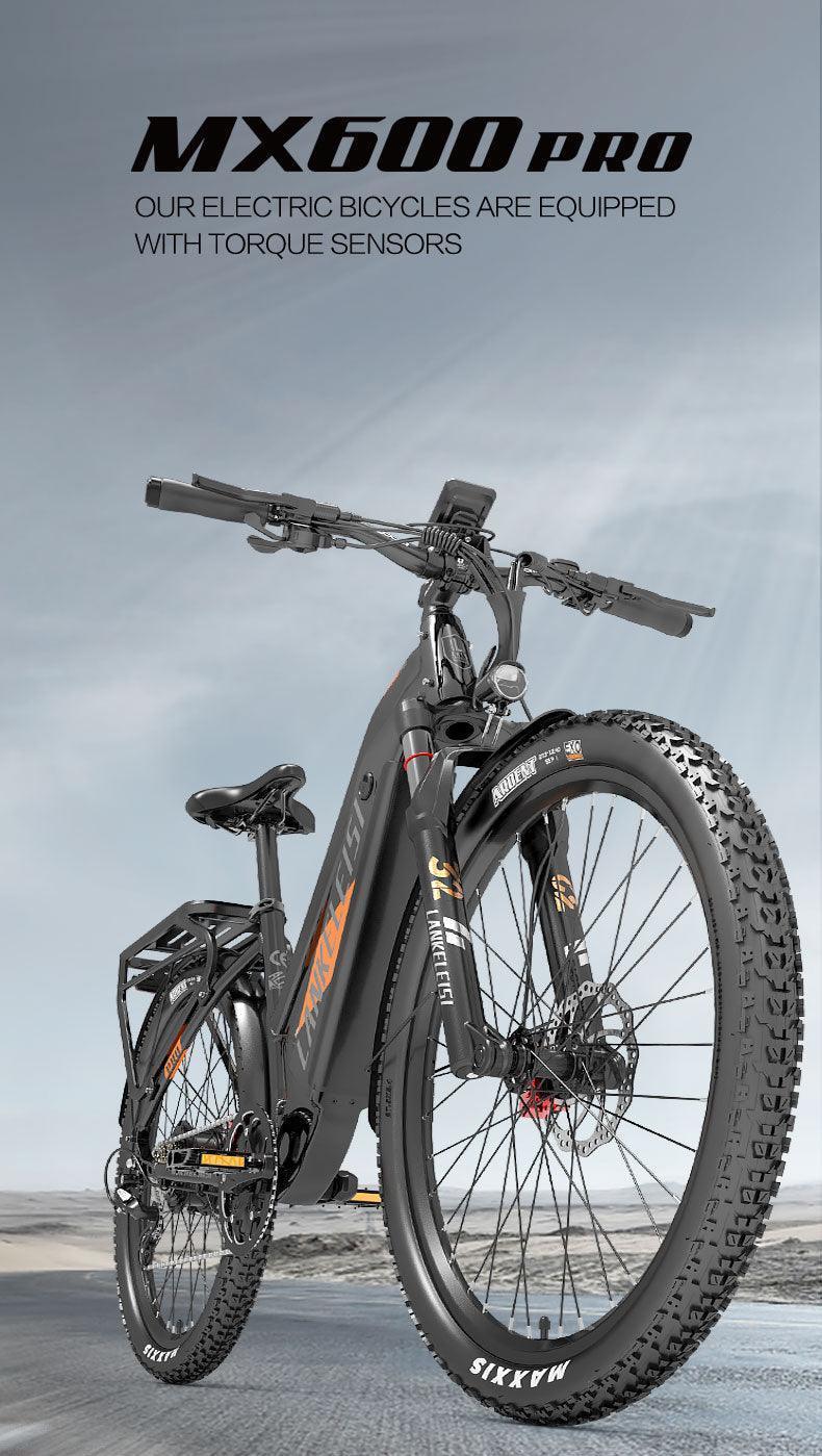 Lankeleisi MX600 Pro Electric Trekking Bike Built for Long-Distance Trail Riding
