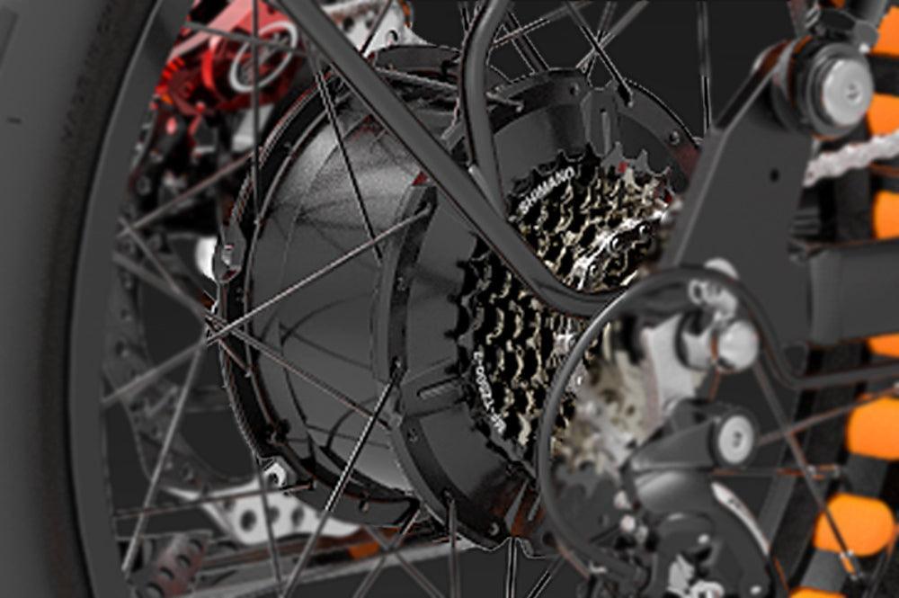 Lankeleisi X-Black Knight Dual Motor Electric Bike with High-Performance Powertrain