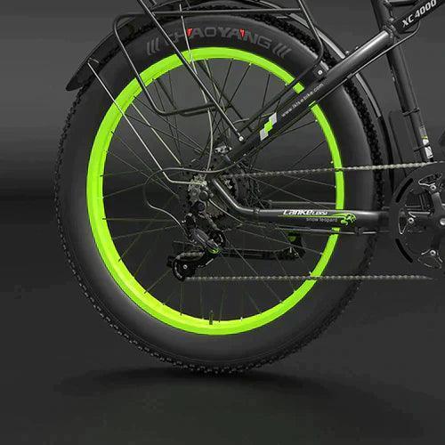 Lankeleisi XC4000 Fat Tire Electric Bike for Mountain Trails and All-Terrain Riding