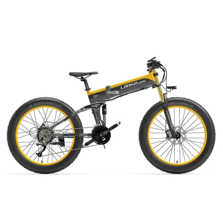 Lankeleisi XT750 Plus Electric Mountain Bike with Full Suspension and Fat Tires