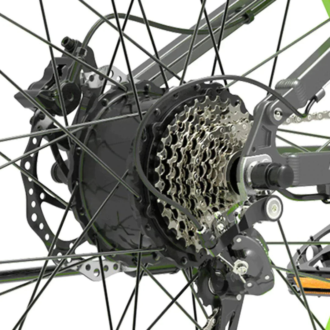 Lankeleisi XT750 Plus Electric Mountain Bike with Full Suspension and Fat Tires
