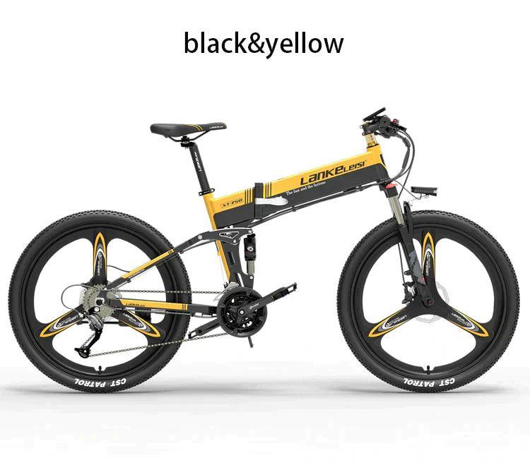 Lankeleisi XT750 Plus Electric Mountain Bike with Full Suspension and Fat Tires