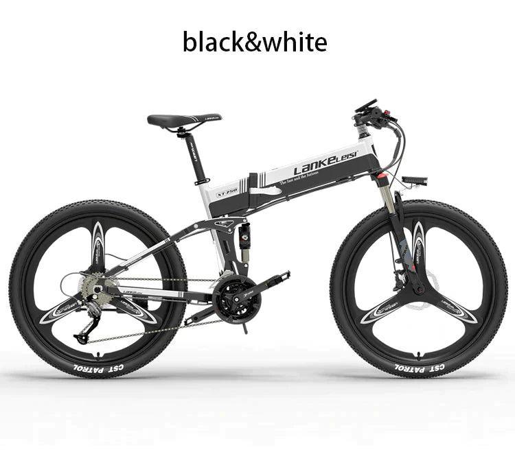 Lankeleisi XT750 Plus Electric Mountain Bike with Full Suspension and Fat Tires