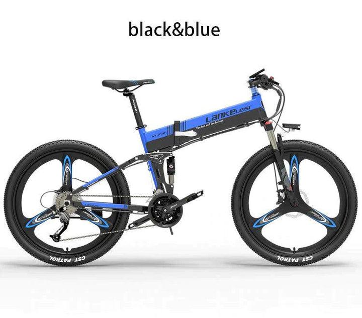Lankeleisi XT750 Plus Electric Mountain Bike with Full Suspension and Fat Tires