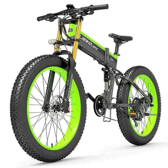 Lankeleisi XT750 Plus Electric Mountain Bike with Full Suspension and Fat Tires