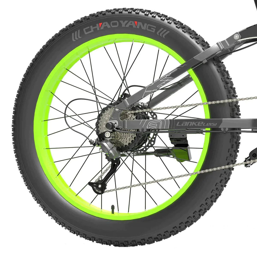 Lankeleisi XT750 Plus Electric Mountain Bike with Full Suspension and Fat Tires