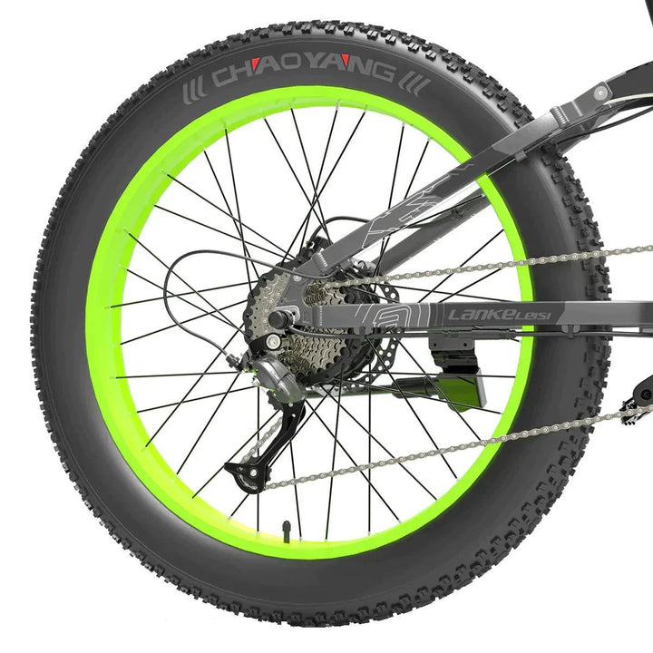 Lankeleisi XT750 Plus Electric Mountain Bike with Full Suspension and Fat Tires