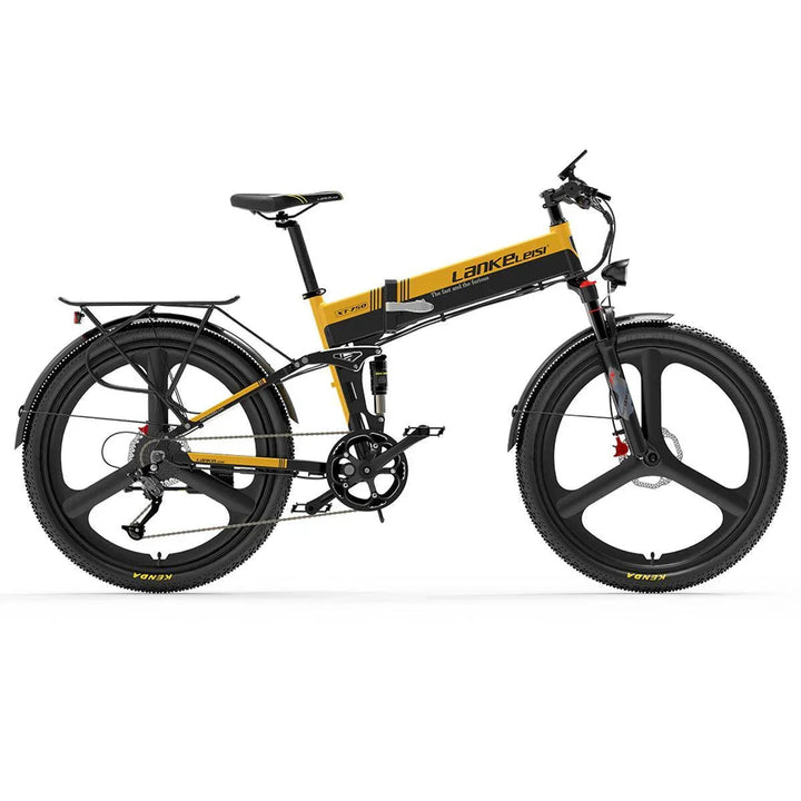 Lankeleisi XT750 Sports Version Electric Folding Fat Tire Mountain Bike