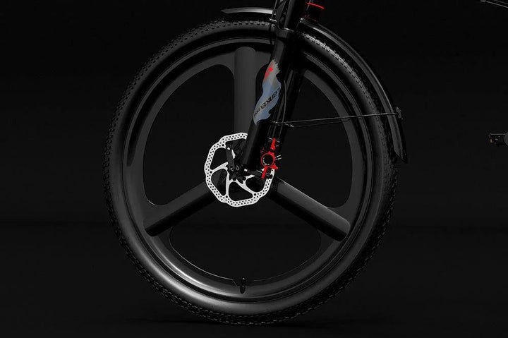 Lankeleisi XT750 Sports Version Electric Folding Fat Tire Mountain Bike