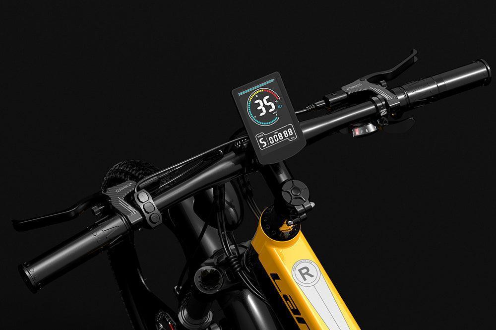 Lankeleisi XT750 Sports Version Electric Folding Fat Tire Mountain Bike