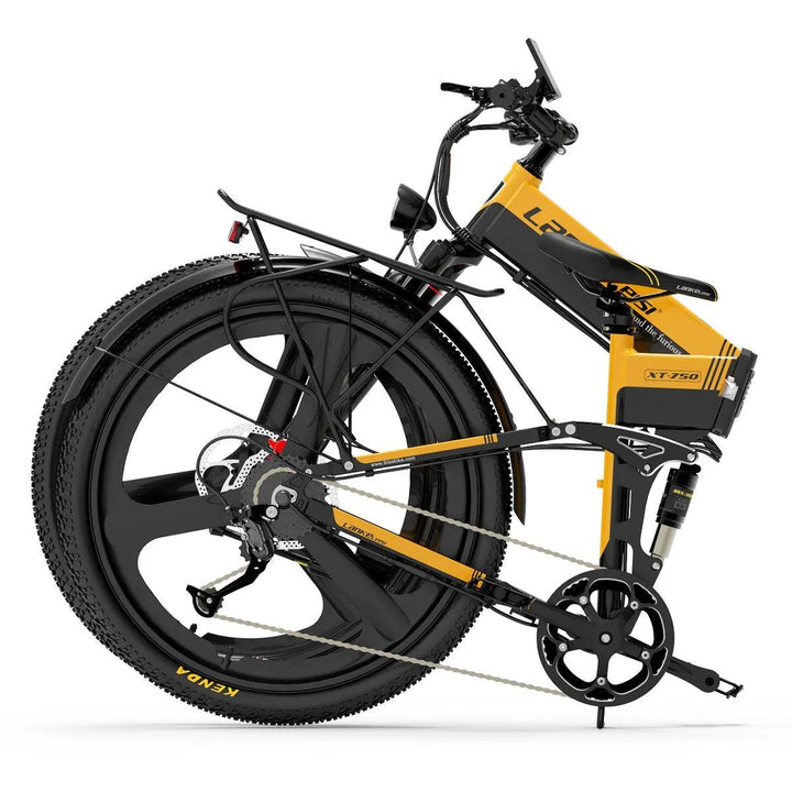 Lankeleisi XT750 Sports Version Electric Folding Fat Tire Mountain Bike