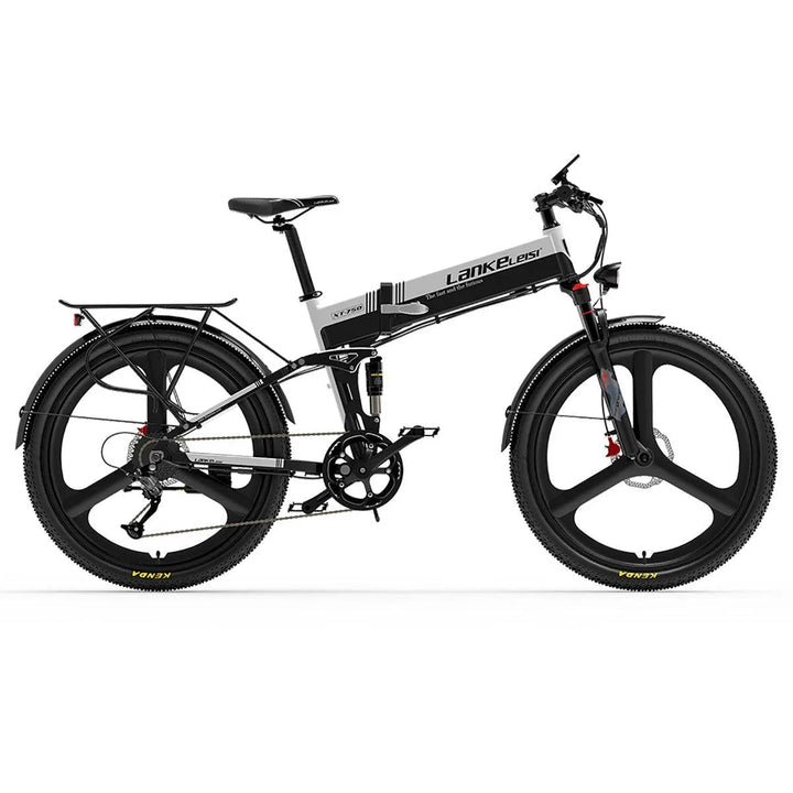 Lankeleisi XT750 Sports Version Electric Folding Fat Tire Mountain Bike