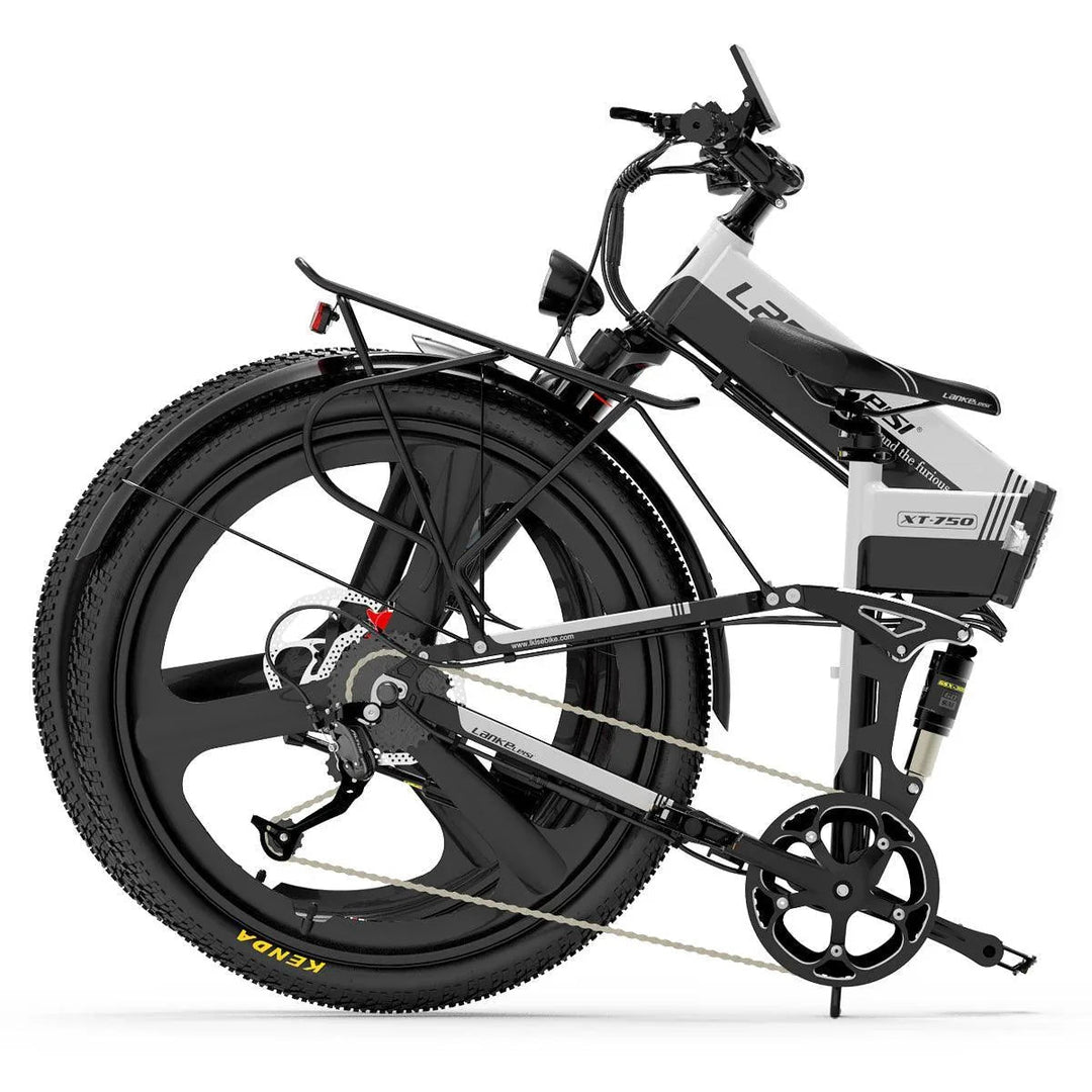 Lankeleisi XT750 Sports Version Electric Folding Fat Tire Mountain Bike