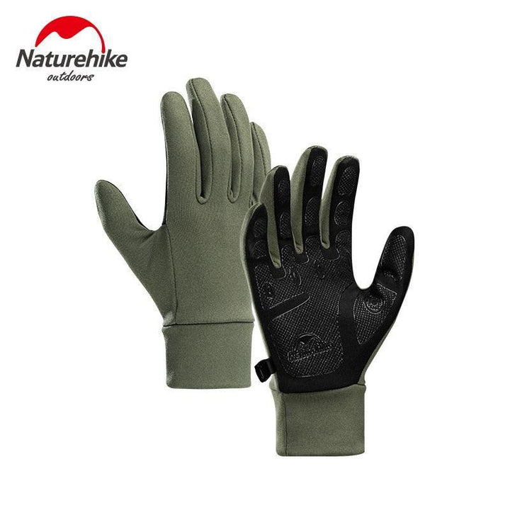 Naturehike Ultralight Touchscreen Cycling Gloves - 38g Non-slip Silicone Grip - High-Elastic Full Finger Mittens for Hiking, Climbing &amp; Running - Unisex