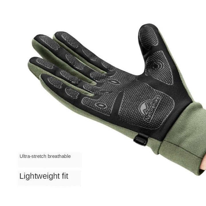 Naturehike Ultralight Touchscreen Cycling Gloves - 38g Non-slip Silicone Grip - High-Elastic Full Finger Mittens for Hiking, Climbing &amp; Running - Unisex