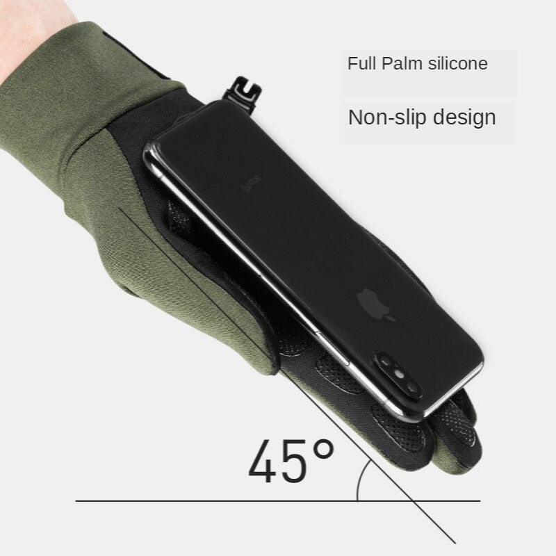 Naturehike Ultralight Touchscreen Cycling Gloves - 38g Non-slip Silicone Grip - High-Elastic Full Finger Mittens for Hiking, Climbing &amp; Running - Unisex