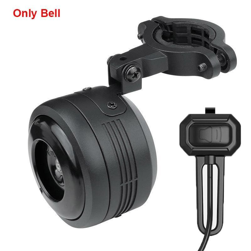NowAct 125dB Electric Bike Horn - Powerful Motorcycle-Grade Siren with Anti-Theft Alarm - Waterproof Alloy Housing &amp; 30M Remote Control - USB Rechargeable