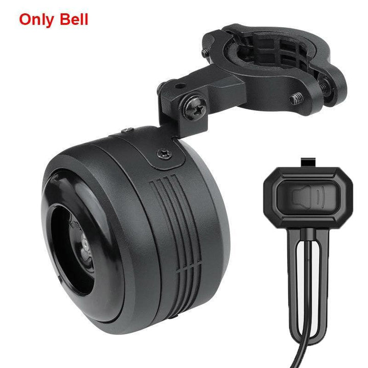 NowAct 125dB Electric Bike Horn - Powerful Motorcycle-Grade Siren with Anti-Theft Alarm - Waterproof Alloy Housing &amp; 30M Remote Control - USB Rechargeable