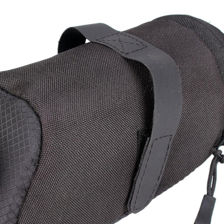 600D High-Density Nylon Bike Saddle Bag - Waterproof Oxford Cloth Wedge Pack - Aerodynamic Under Seat Tool Pouch for MTB, Road &amp; City Bikes