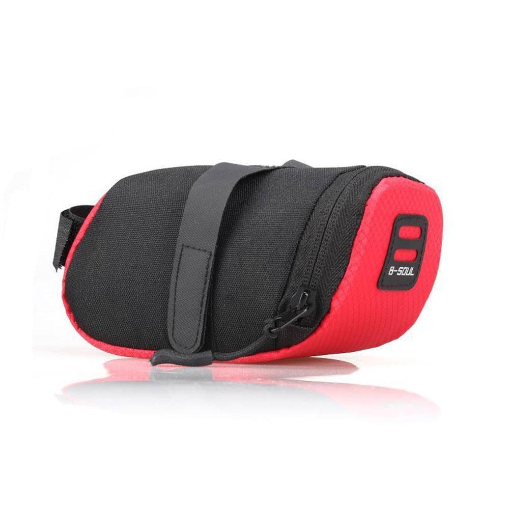 600D High-Density Nylon Bike Saddle Bag - Waterproof Oxford Cloth Wedge Pack - Aerodynamic Under Seat Tool Pouch for MTB, Road &amp; City Bikes