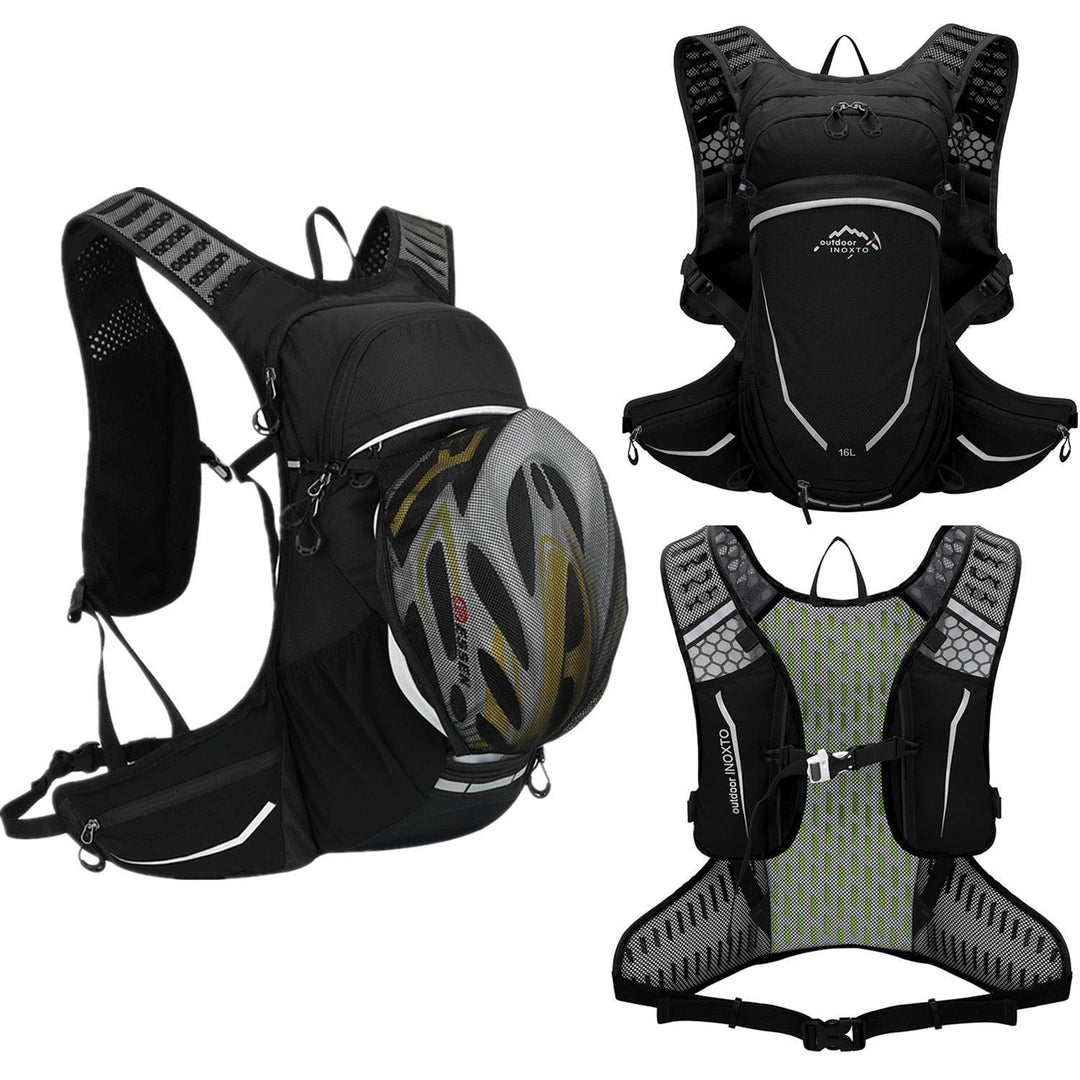 INOXTO 569 Ultralight Sports Backpack - Waterproof Nylon Daypack for Cycling, Running &amp; Hiking - Ergonomic Ventilated Outdoor Bag