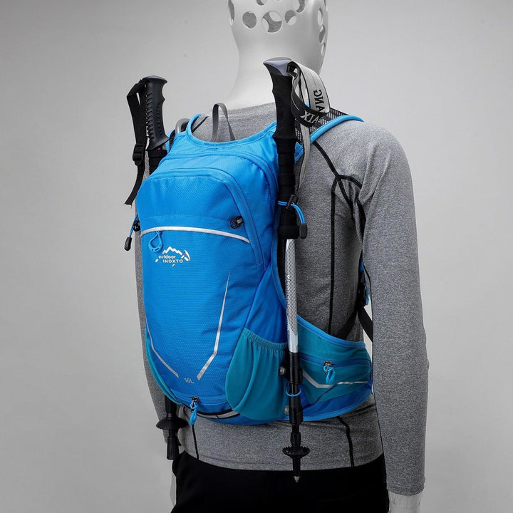 INOXTO 569 Ultralight Sports Backpack - Waterproof Nylon Daypack for Cycling, Running &amp; Hiking - Ergonomic Ventilated Outdoor Bag