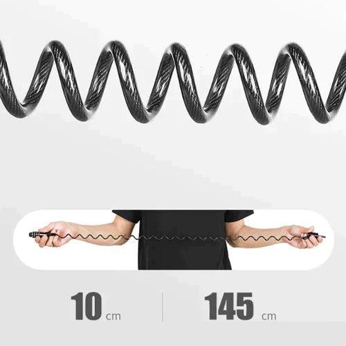 Compact Portable Bicycle Cable Lock
