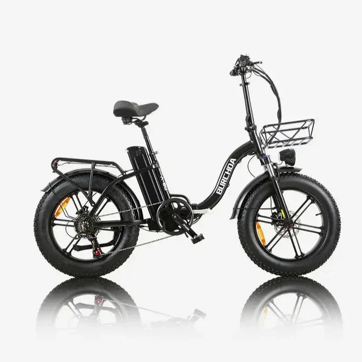 Burchda R8S Pro and R8V Step-Thru Folding Electric Bike with Hydraulic Brakes