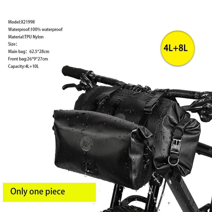 Rhinowalk Waterproof Bicycle Pannier Set - 600D Reinforced Polyester Cargo Bag - Large Capacity Rear Rack Luggage for Touring, Commuting &amp; E-Bikes