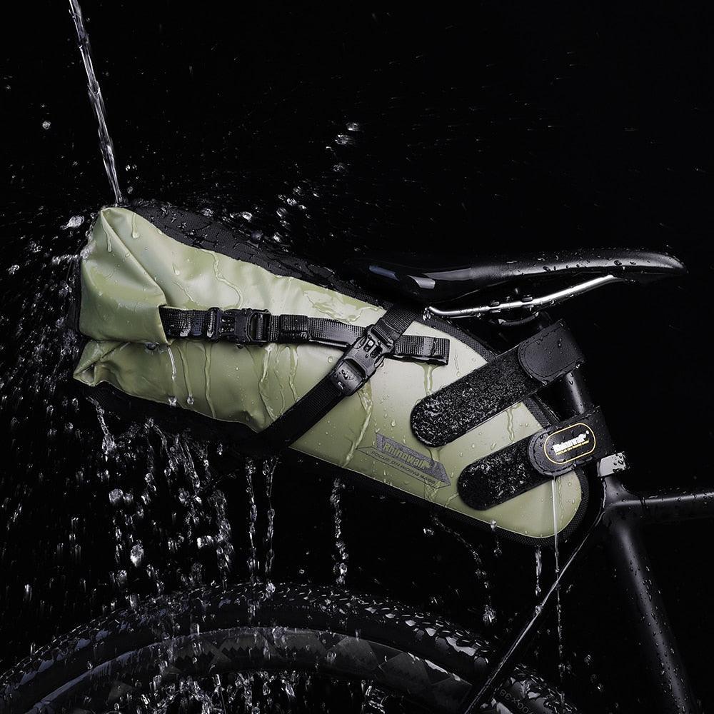 Rhinowalk RK19511/12/13 Waterproof Saddle Bag - High-Capacity Bikepacking Tail Bag - Seamless Welding Technology - Professional Rainproof Seat Pack
