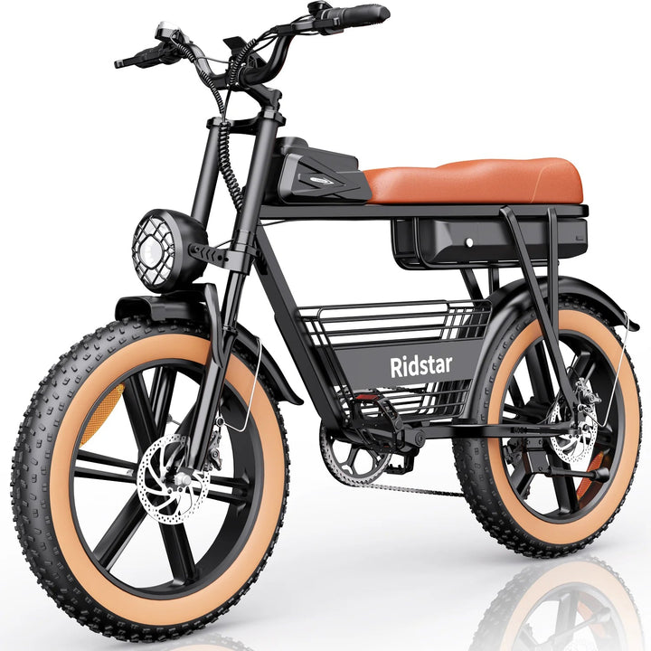 Ridstar CR20 1500W All-Terrain Fat Tire E-Bike | 48V 20Ah Removable Battery