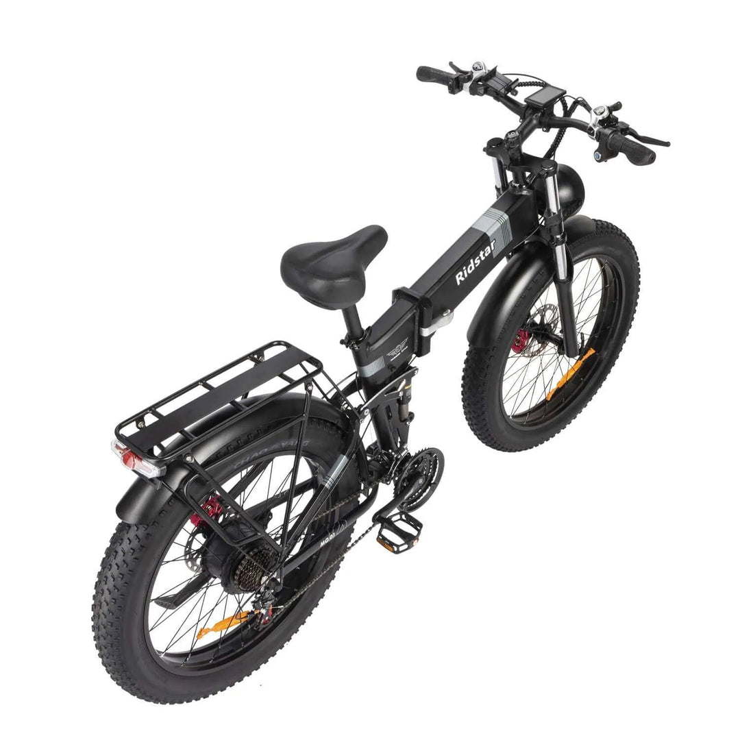 Ridstar H26 Pro Folding Fat Tire Electric Bike | 1500W Power Motor, 48V 20Ah Battery, 3-Second Quick Fold 26" All-Terrain Mountain E-Bike