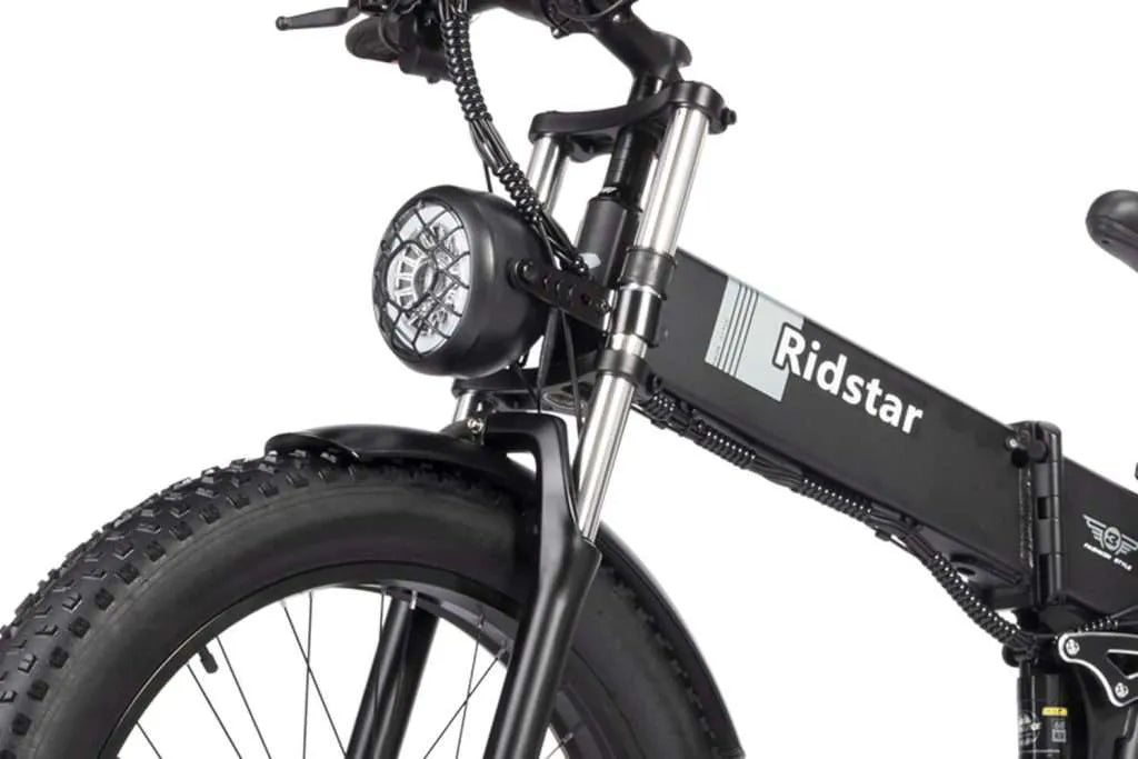 Ridstar H26 Pro Folding Fat Tire Electric Bike | 1500W Power Motor, 48V 20Ah Battery, 3-Second Quick Fold 26" All-Terrain Mountain E-Bike