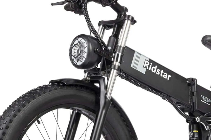 Ridstar H26 Pro Folding Fat Tire Electric Bike | 1500W Power Motor, 48V 20Ah Battery, 3-Second Quick Fold 26" All-Terrain Mountain E-Bike