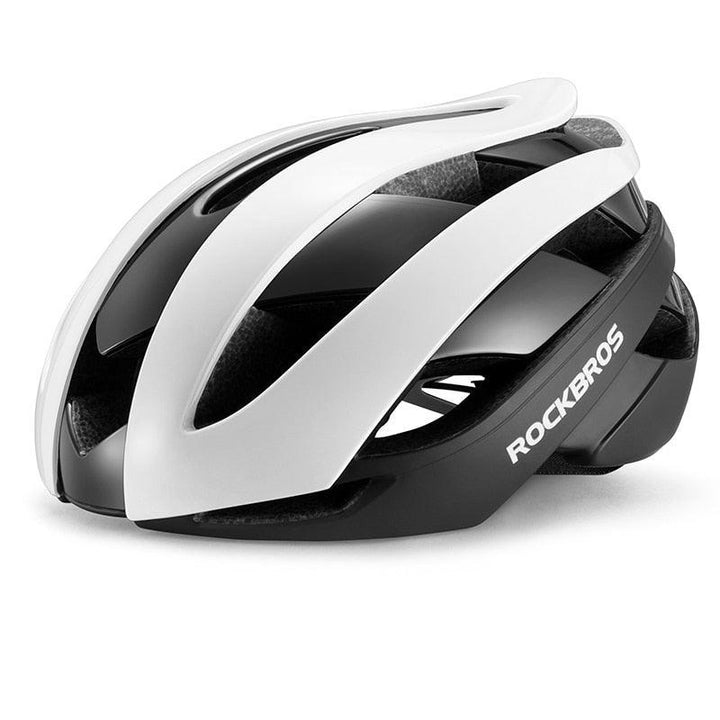 ROCKBROS Ultralight Bicycle Helmet - 250g One-Piece Molding Safety Cap - 18 Air Vents Breathable Cycling Helmet with Magnetic Buckle for MTB &amp; E-Bike