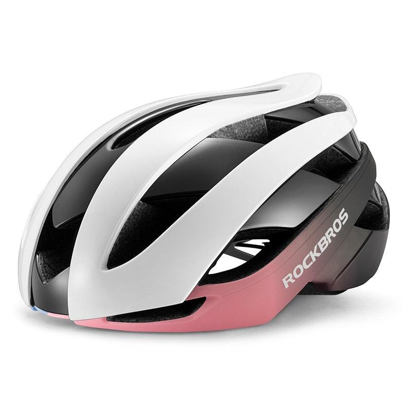 ROCKBROS Ultralight Bicycle Helmet - 250g One-Piece Molding Safety Cap - 18 Air Vents Breathable Cycling Helmet with Magnetic Buckle for MTB &amp; E-Bike
