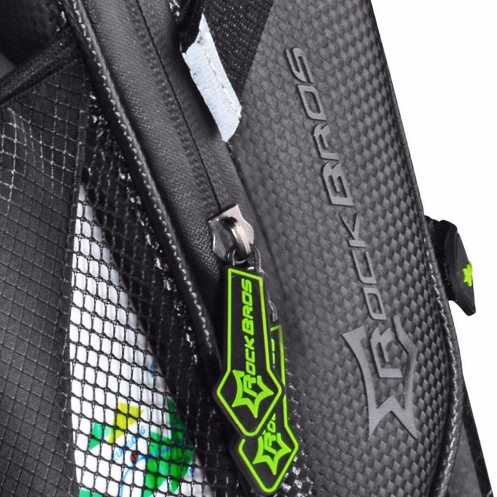 ROCKBROS C7-1 Waterproof Bike Saddle Bag - Rainproof MTB Rear Seat Tail Bag - Reflective High-Visibility Cycling Tool Pouch