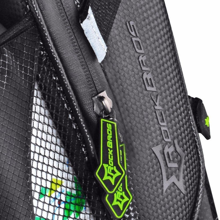 ROCKBROS C7-1 Waterproof Bike Saddle Bag - Rainproof MTB Rear Seat Tail Bag - Reflective High-Visibility Cycling Tool Pouch