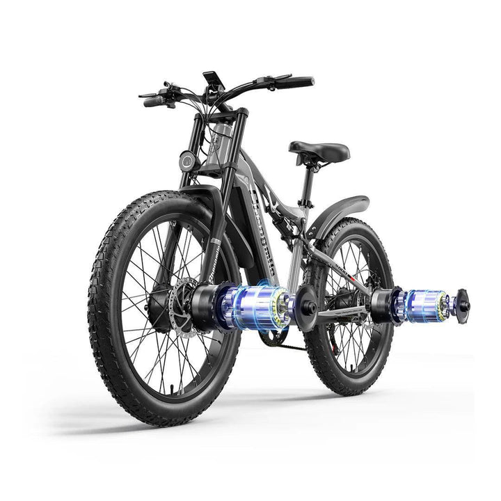 Shengmilo S600 Dual Motor Electric Bike with Lightweight Frame and Fat Tires