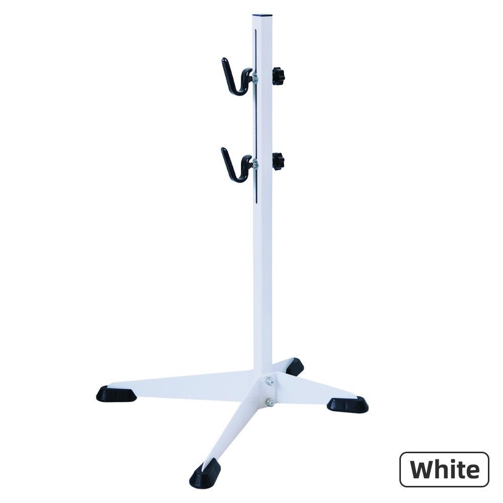 ThinkRider Bicycle Floor Parking Rack - High-Strength Iron Maintenance Stand - Adjustable Display Rack with ABS Protective Hooks for MTB &amp; Road Bike