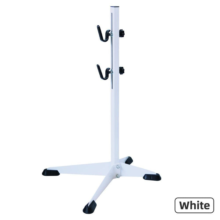 ThinkRider Bicycle Floor Parking Rack - High-Strength Iron Maintenance Stand - Adjustable Display Rack with ABS Protective Hooks for MTB &amp; Road Bike