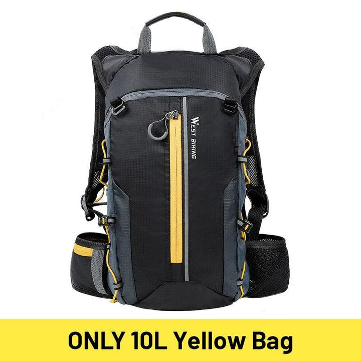 WEST BIKING 10L Ultralight Cycling Backpack - 280g Breathable Bicycle Bag - Water Repellent Nylon Sport Daypack for MTB, Climbing &amp; Hiking