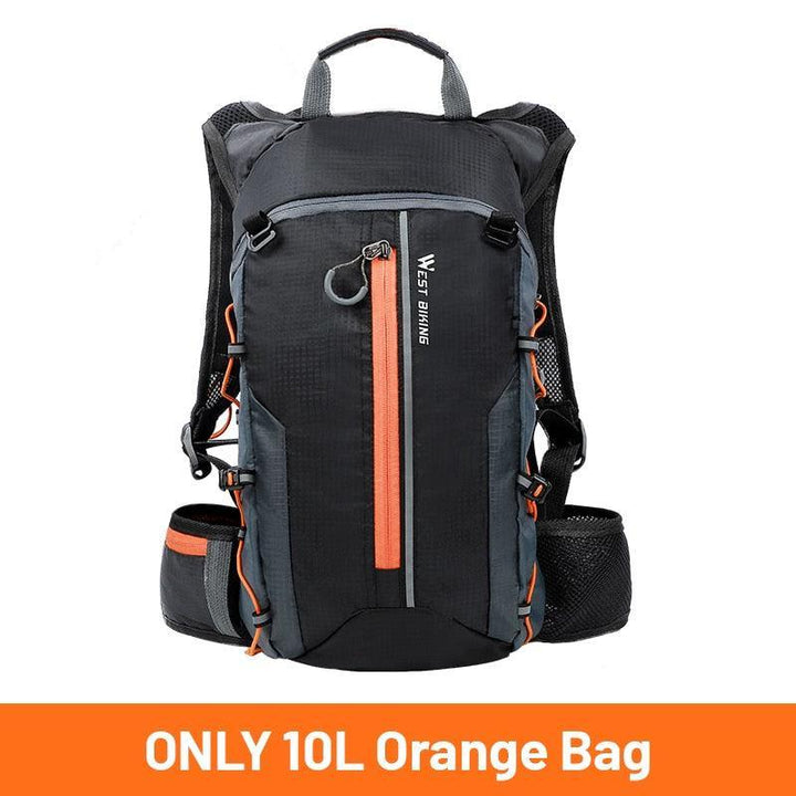 WEST BIKING 10L Ultralight Cycling Backpack - 280g Breathable Bicycle Bag - Water Repellent Nylon Sport Daypack for MTB, Climbing &amp; Hiking