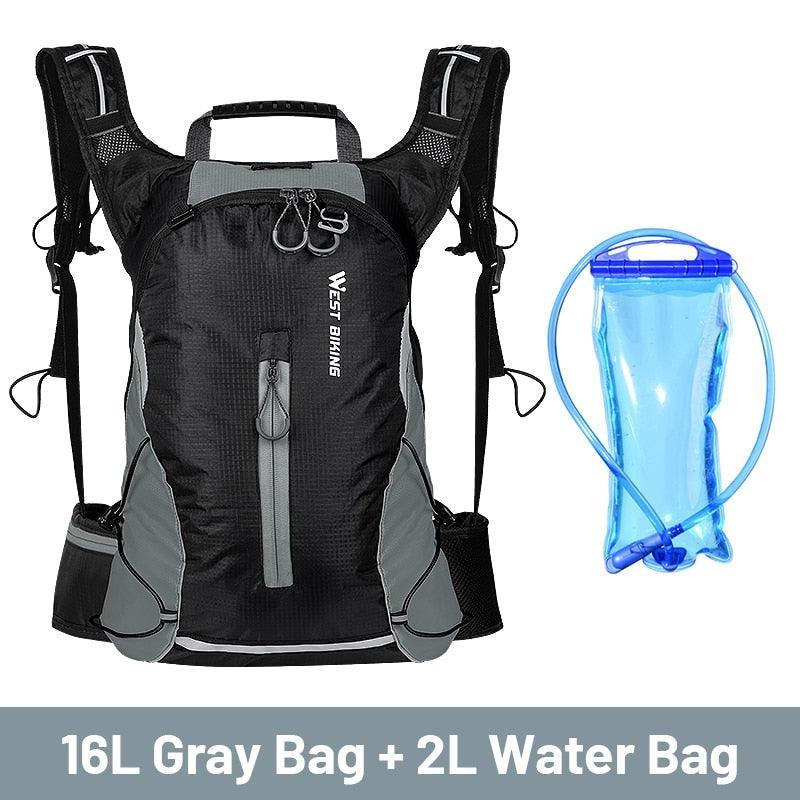 WEST BIKING 10L Ultralight Cycling Backpack - 280g Breathable Bicycle Bag - Water Repellent Nylon Sport Daypack for MTB, Climbing &amp; Hiking