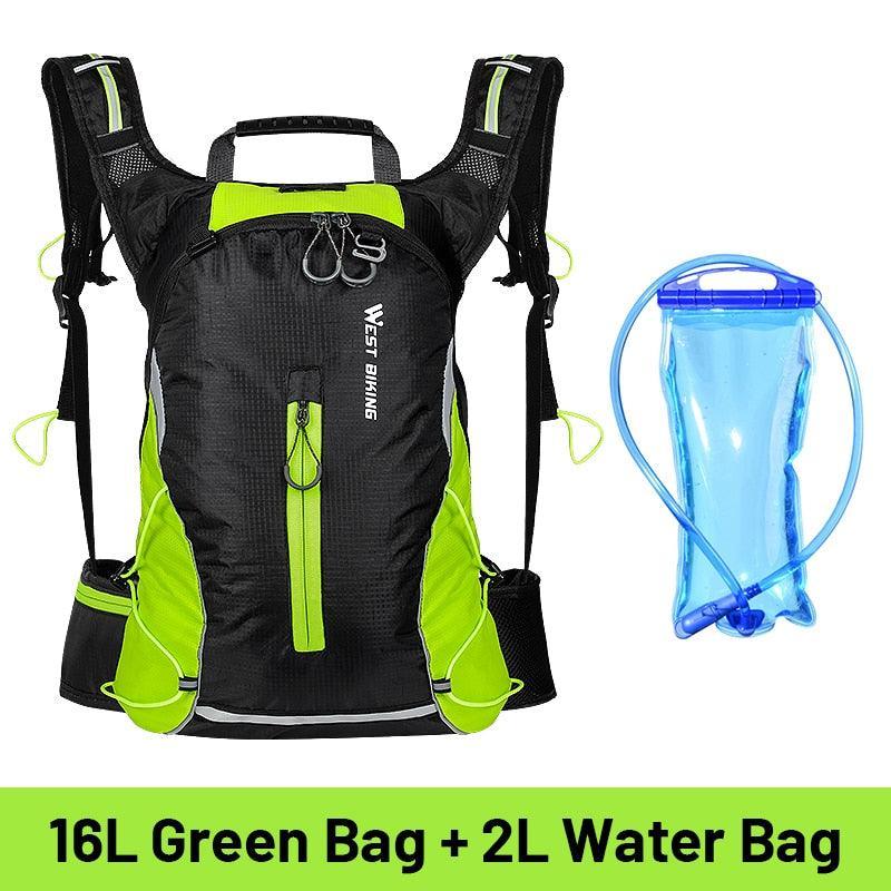 WEST BIKING 10L Ultralight Cycling Backpack - 280g Breathable Bicycle Bag - Water Repellent Nylon Sport Daypack for MTB, Climbing &amp; Hiking