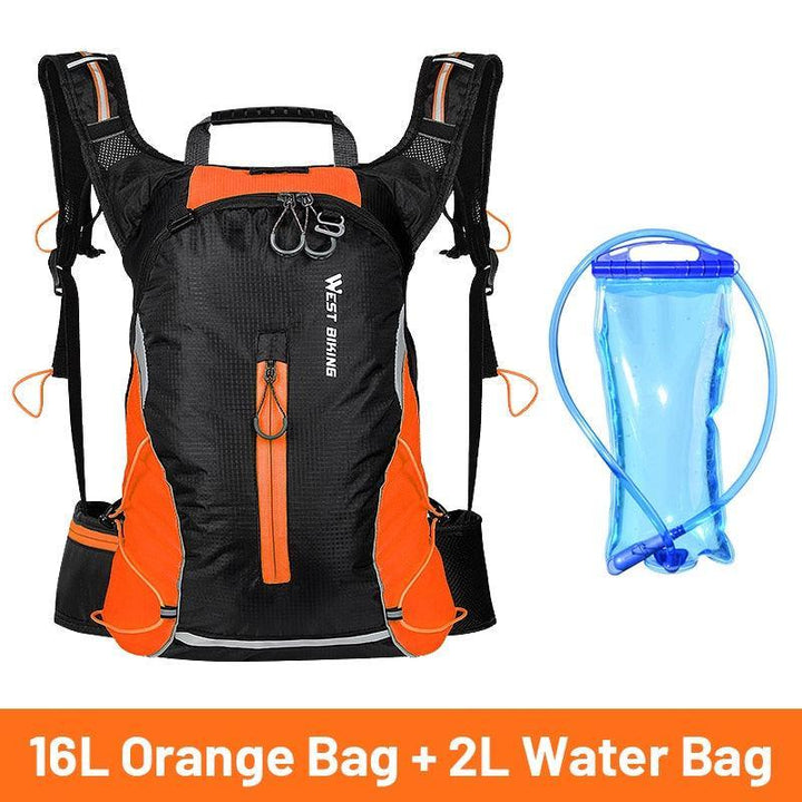 WEST BIKING 10L Ultralight Cycling Backpack - 280g Breathable Bicycle Bag - Water Repellent Nylon Sport Daypack for MTB, Climbing &amp; Hiking