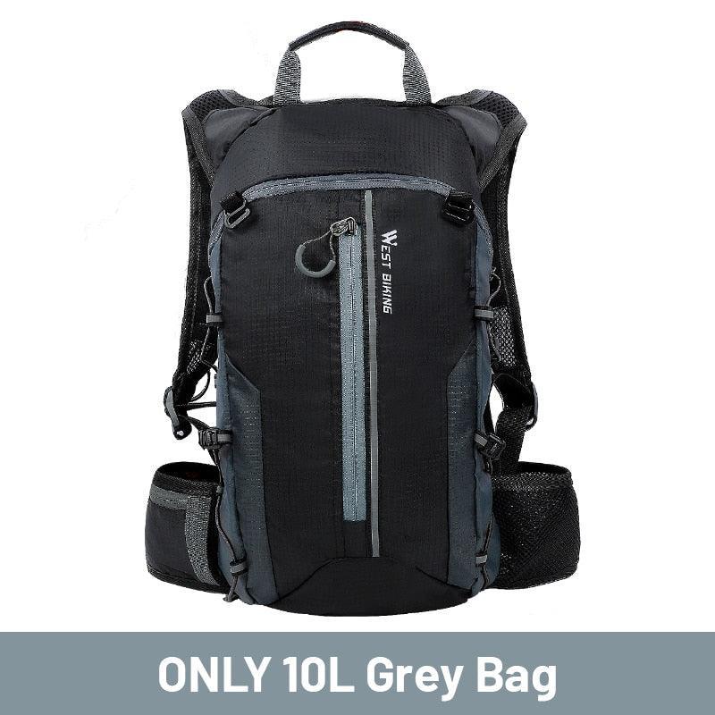 WEST BIKING 10L Ultralight Cycling Backpack - 280g Breathable Bicycle Bag - Water Repellent Nylon Sport Daypack for MTB, Climbing &amp; Hiking